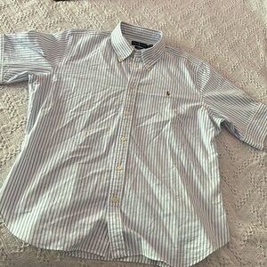 Ralph Lauren Women’s button up Quarter Sleeve XL